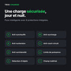 Trio Charge, station de charge sans fil 3 en 1 pliable et magnétique